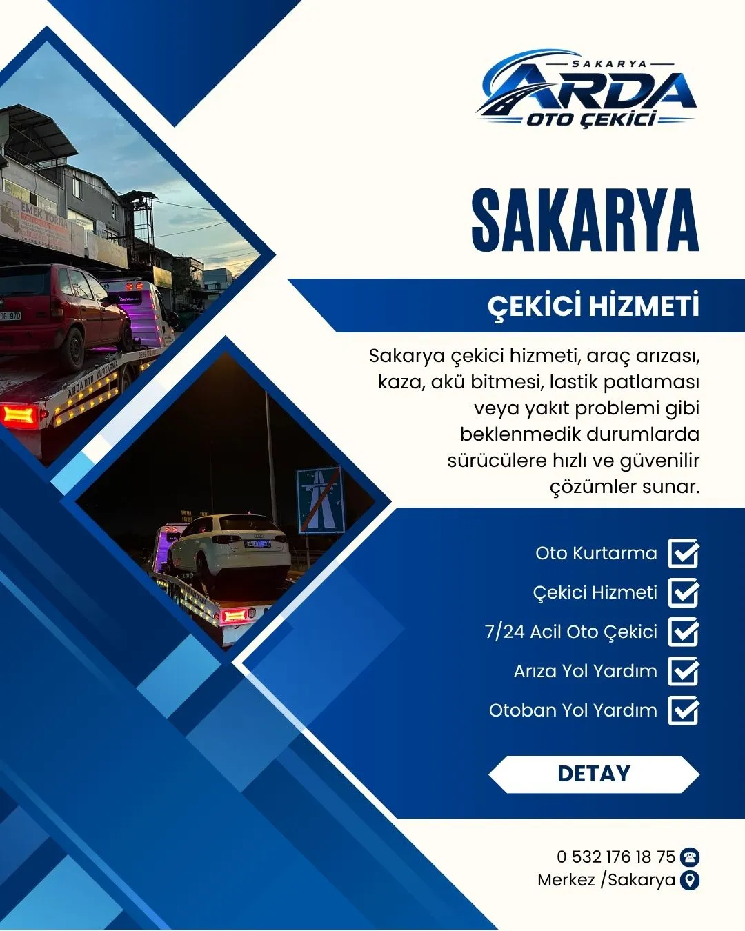Sakarya Çekici Hizmeti